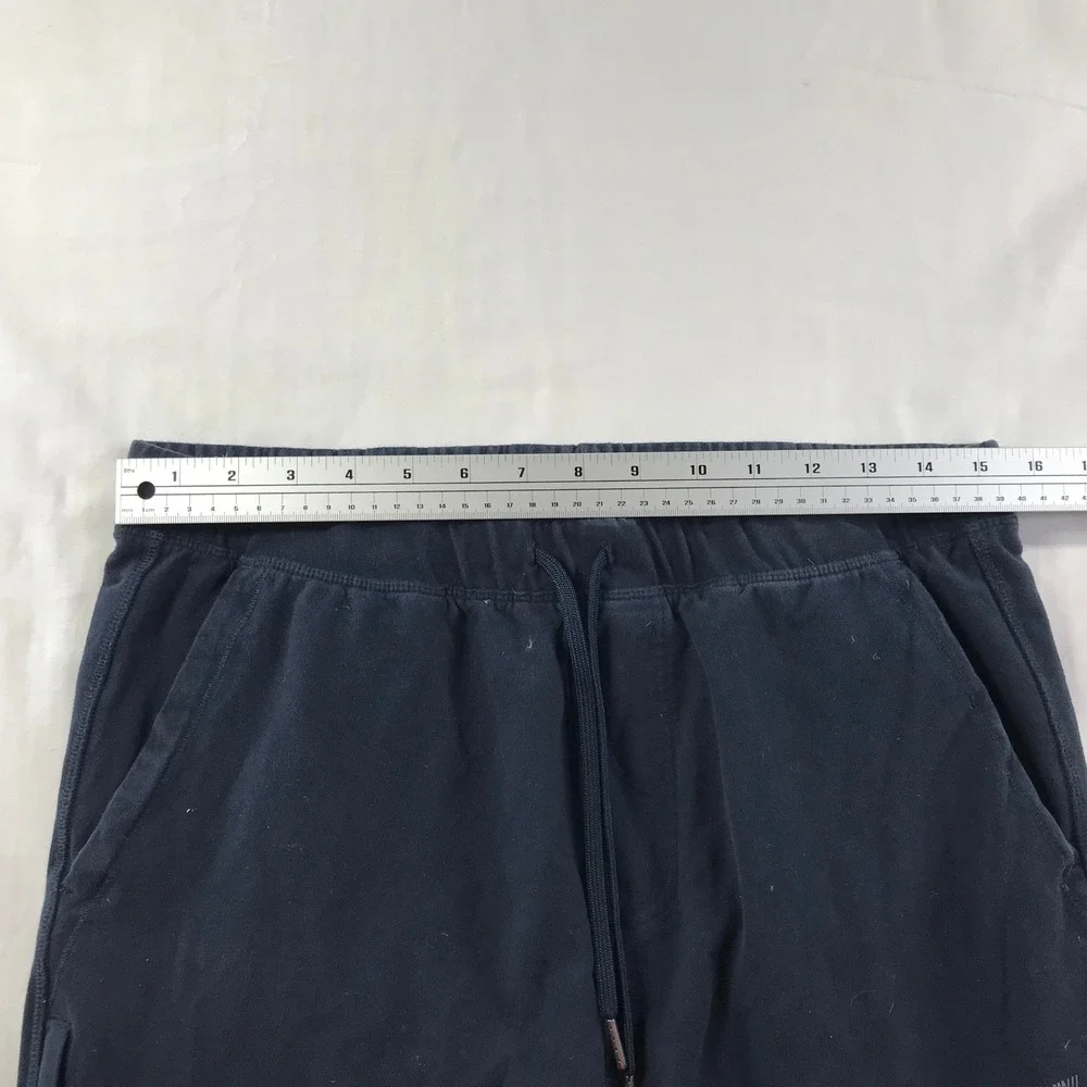 Mack Weldon Ace Sweatpants Mens Medium Tall Navy Blue Cotton Blend Joggers